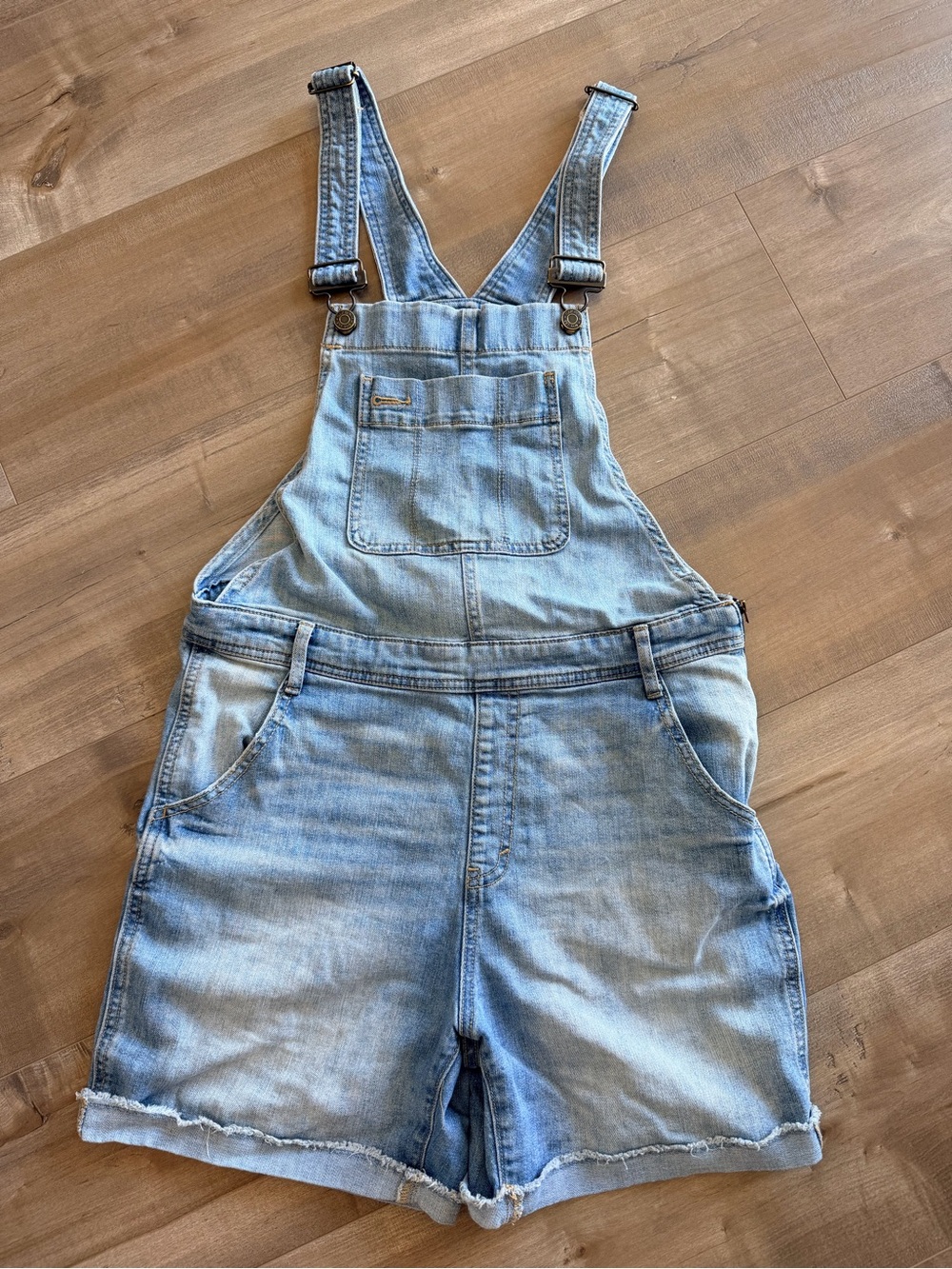 Gap Denim Short Overalls Blue Size Medium